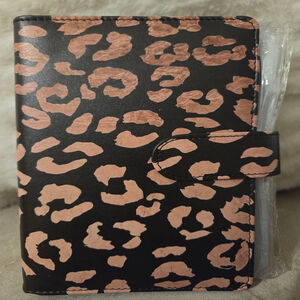 Unbranded Personal Budget Binder One Size Black Pink Leopard Print